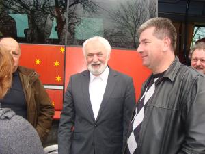 Župana obeh občin Franc Šilak in Jurij Borko.